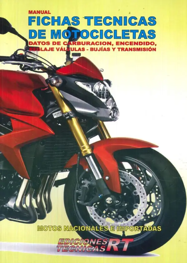 FICHAS TÉCNICAS DE MOTOCICLETAS Ed. RT