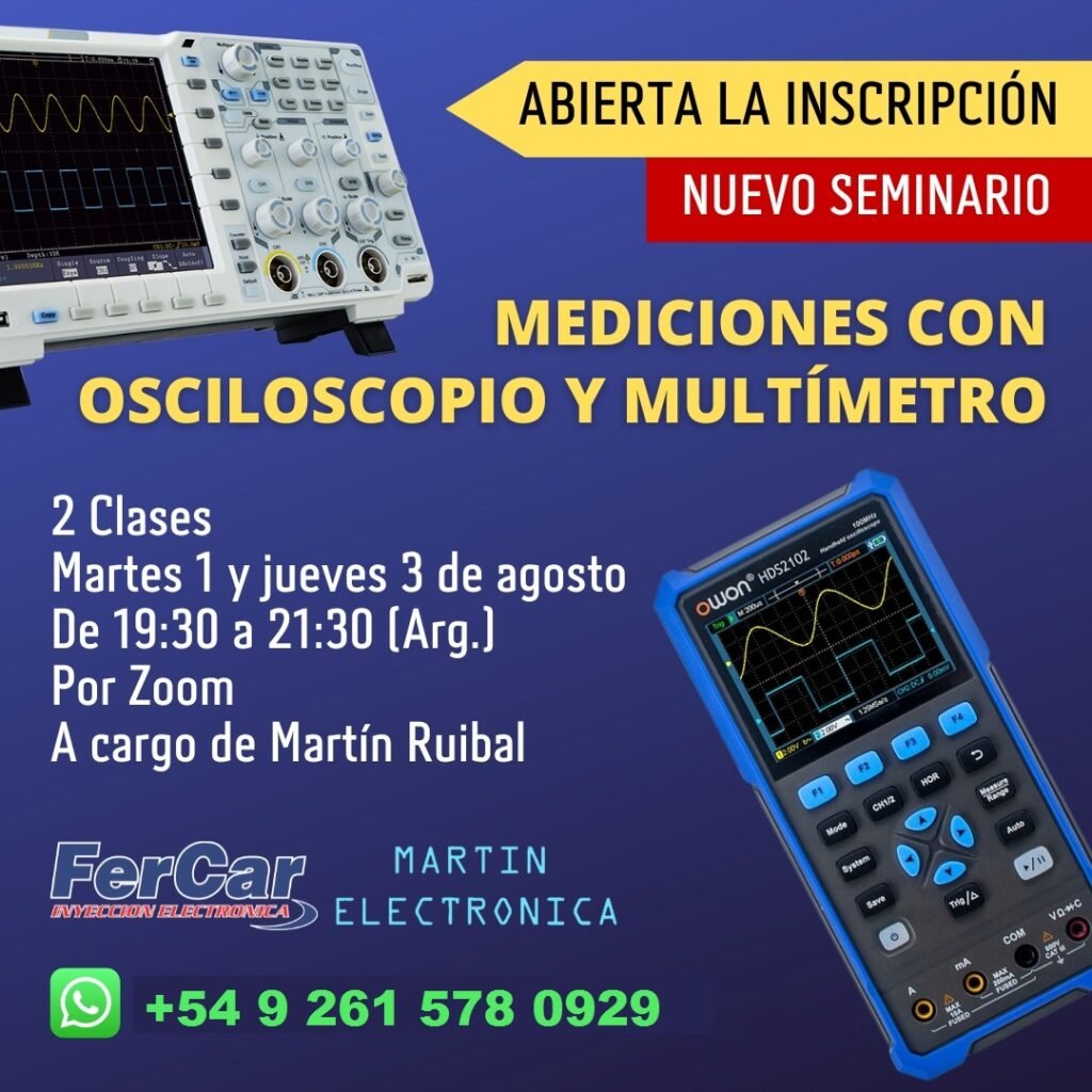 osciloscopio y multimetro