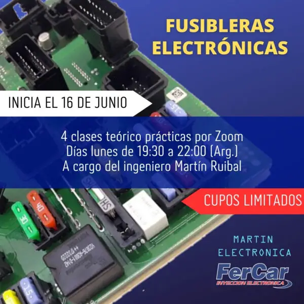 CURSO DE FUSIBLERAS ELECTRÓNICAS