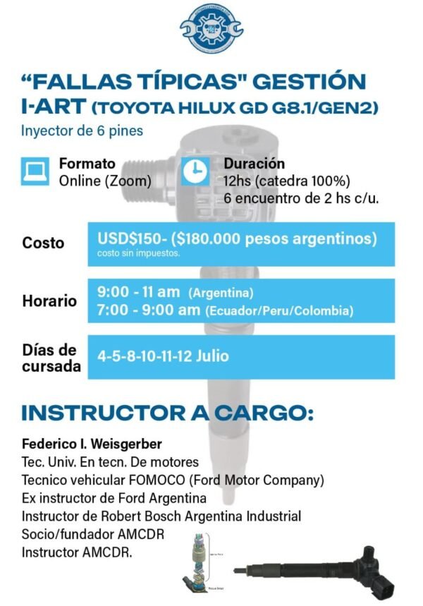 FALLAS TÍPICAS HILUX GD G8.1 GEN2