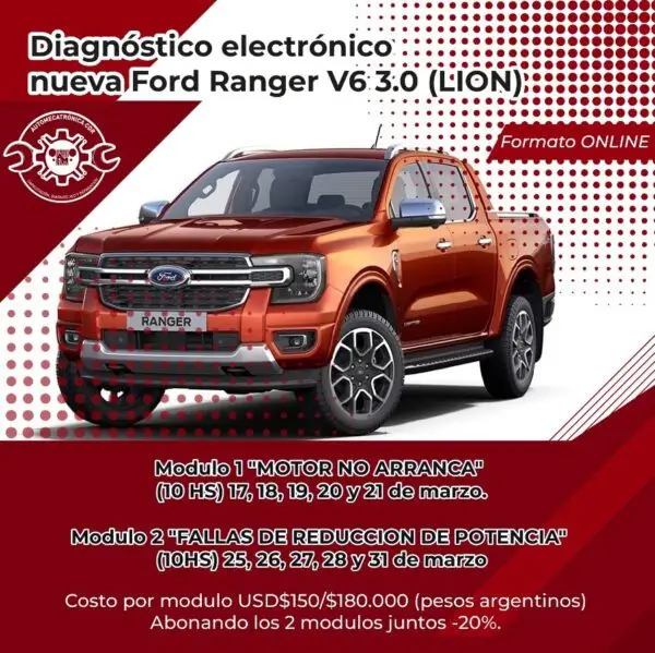 Diagnóstico Electrónico Ford Ranger V6