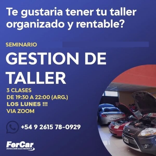 SEMINARIO GESTIÓN DE TALLER