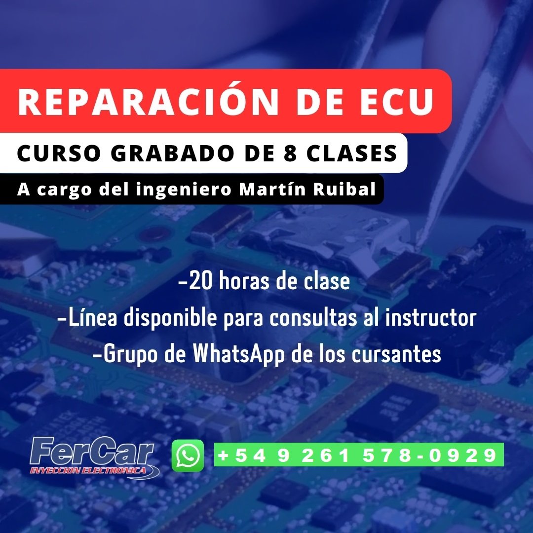 CURSO REPARACIÓN DE ECU